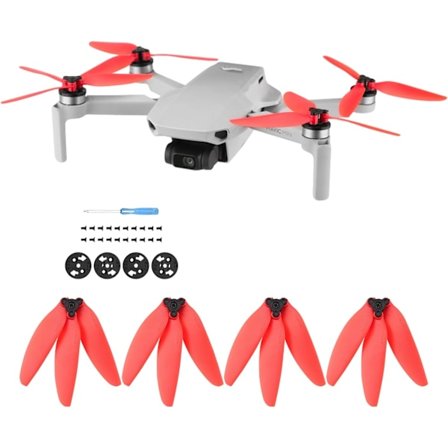 3-bladers propeller for DJI Mini 4K/Mini 2 SE/Mini 2/Mavic Mini/Mini SE - Støysvake og raske erstatninger