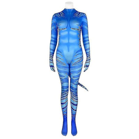 Voksen Anime Kostume Neytiri Kostume Kvinder Jumpsuit