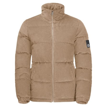 Jack Wolfskin Women's Nature Corduroy Jacket Women warmly-lined down jackets Beige M