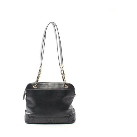 Chanel Vintage Pre-owned Shoulder Väska svart, Dam Vintage Väskor, Dam, Storlek: ONE SIZE
