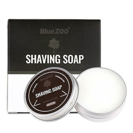 Barbersåpe for menn, skjeggsåpekrem, barbersmørkrem, fuktighetsgivende barbersåpe, ansiktspleie for menn for alle hudtyper