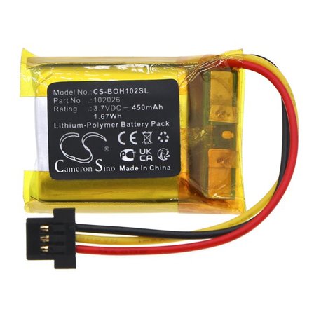 Batteri for trådløst hodesett til Bang & Olufsen Beoplay EQ ladeveske