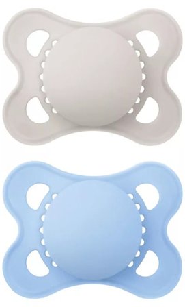 Mam Succhietto Original 2-6 Mesi Silicone Maschio 2 Pezzi