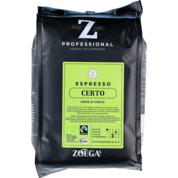 Kaffe Zoéga Certo 500G Krav*