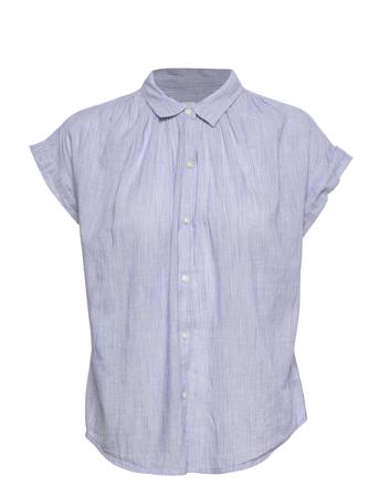 V-Ss Drapey Shirt Blue GAP