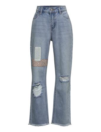 Nlfizzakuilt Dnm Hw Mom Pant Blue LMTD