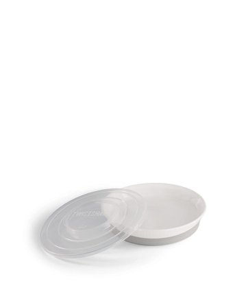 Twistshake Børnetallerken Hvid, Børn & Forældre, Service, Tallerkener Og Skåle