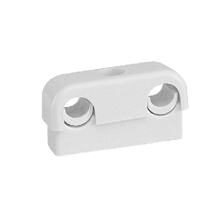 Faluplast Original 16100 Rørklemme dobbel, 12-15 mm, hvit, Installasjon