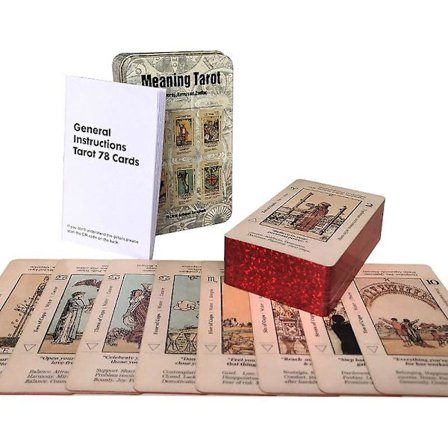 Ny burk Adventur Time Tarotkort Ödesjälsspådom Familjespel Tarot Och En Mängd Olika Burk Tarotkortalternativ