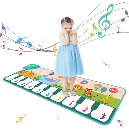 Kids Musical Piano Mats Musik Dans Lekmatta