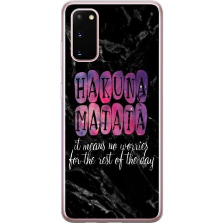 Samsung Galaxy S20 Gjennomsiktig deksel Hakuna Matata