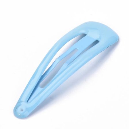 24 st.Emaljerade click-clack hårspänne 46.5x13mm