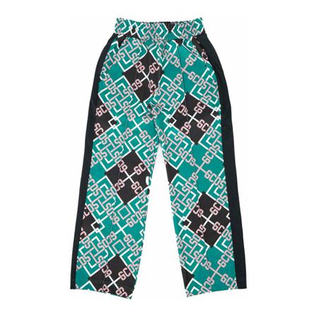 Gcds, Wide Trousers Groen, Heren, Maat:M