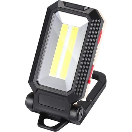 LED Arbeidslampe Campinglampe Oppladbar LED-Spotlight Oppladbar Arbeidslampe Verksted Lommelykt Med Magnetisk Base For Garasje, Camping