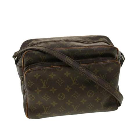 Louis Vuitton Vintage, Pre-owned Bag Bruin, Dames, Maat:ONE Size,Canvas