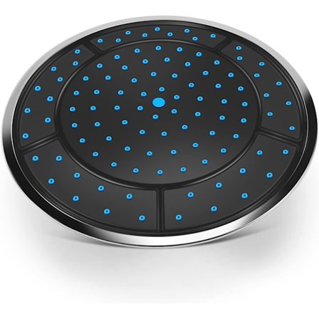 1 stk 25cm plast rund dusjhode takdusj takdyser dusjkabin tilbehør