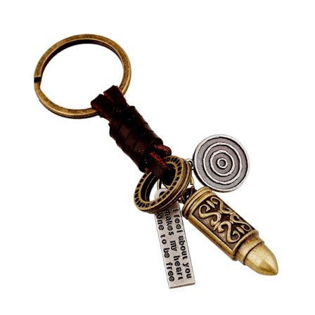 Nice Keyring in SteamPunk-style -Bullet