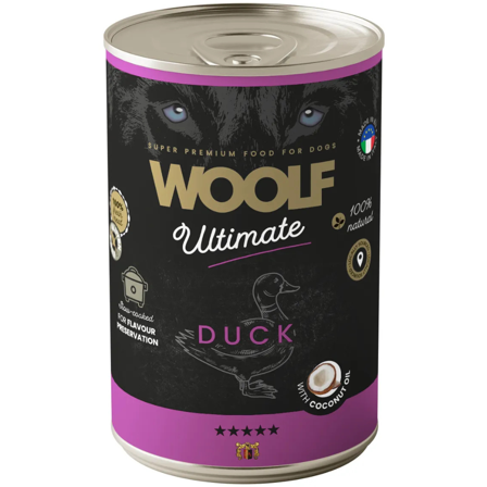 Woolf Ultimate Canned Dogfood - Duck With Coconut Oil