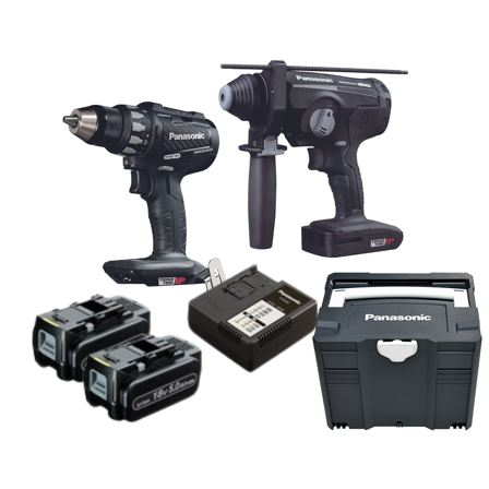 Panasonic EYC2024HDJ Kombikit med borrskruvdragare & borrhammare, Maskiner