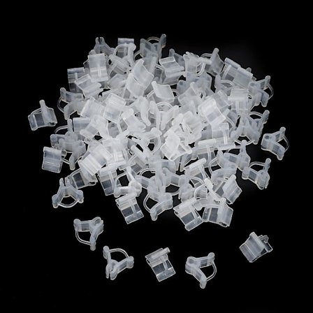 100 st Ympväxthållare Clips Trädgård Ympning Clips För Tomat Grönsak Blomstam Anslut