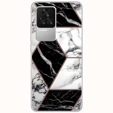 Marmormotiv Xiaomi Redmi K50 / Xiaomi Redmi K50 Pro skal - Grå / Svart / Vit