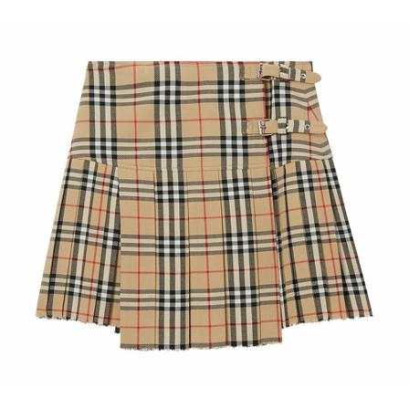 Burberry - Minikjolar - Beige - Dam - Storlek: 4xs, Dam, Storlek: 4XS
