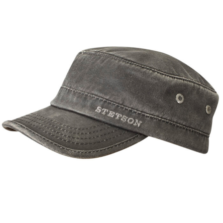 Stetson Army Cap CO/PES Lined Brown