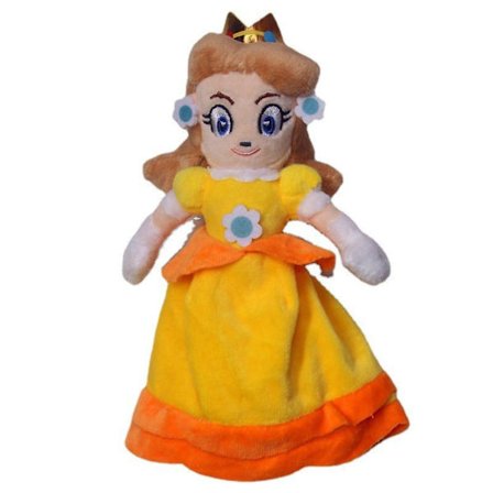 Seriefigurer Prinsessan Peach och Prinsessan Daisy Plyschleksak 9,8 tum Prinsessan Daisy Söt Plyschleksak och Flickors Födelsedagspresent