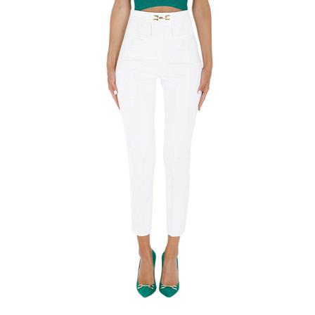 Elisabetta Franchi Skinny Jeans Hvid, Dame