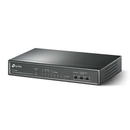 TP-LINK TL-SF1008P V5 8-ports Fast Ethernet-switch med PoE 10/1