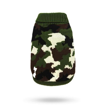 Urban Pup - Camouflage - Stickad Hundtröja - Hundtröja & hund t-shirt från Doggie.se