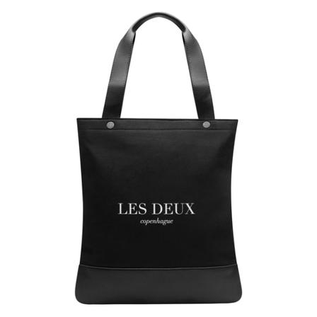 Les Deux Tote Taske West Canvas Sort, Herre Tasker, Størrelse: ONE Size