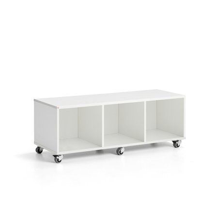 Schüleraufbewahrung CASPER, 3 Fächer, weiß