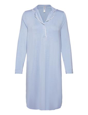 Night Shirt Jersey Lina Mom Nattkjole Blå Lindex*Betinget Tilbud
