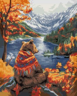 Diamond painting Höst harmoni