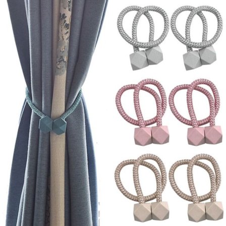 Stk. Sterke magnetiske gardinbånd Ryggspenne Klemmer Holdere