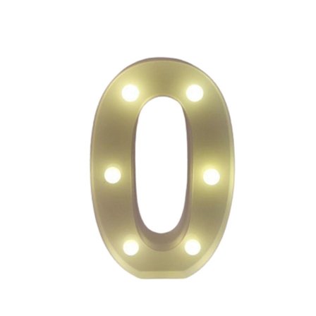 LED Bogstav Lys Stor Dekorativ Havelampe til Udendørs Brug