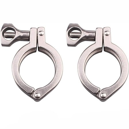 2st 1,5" Sanitär Tri-clamp Tri Clamp Clover Sanitetsrör