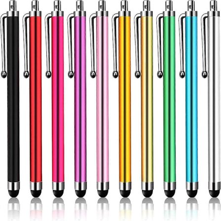 Stylus Pen 10 stk Stylus Pen Touchscreen Penn for iPhone Pro Air Mini Samsung Galaxy Huawei Nettbrett og Alle Smarttelefoner