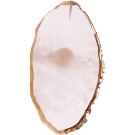 Neglekunst Ring Palette Holder Polinder Farveblanding Manicure Plader Hvide Værktøjer