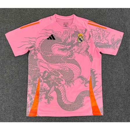 25-26 Real Madrid CF Dragon Pink Special Edition Uniform Fodbold T-shirt S-2XL