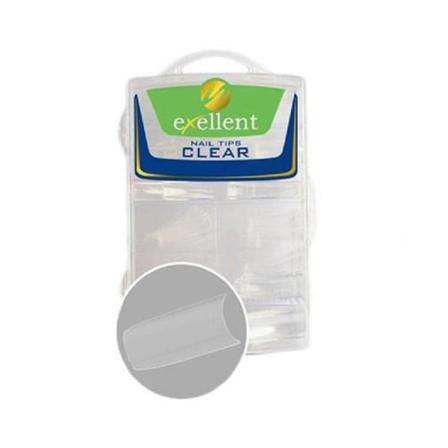 Exellent - Nageltippar - Clear 100 St Transparent