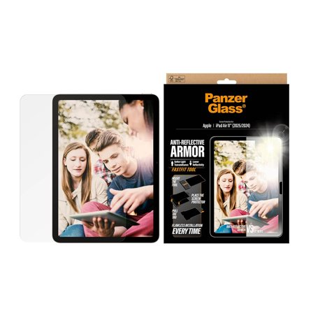 PanzerGlass Anti-Reflective Armor Screen Protector iPad Air 11IN (2026-2024) Ultra-Wide Fit w. Fastfit tool