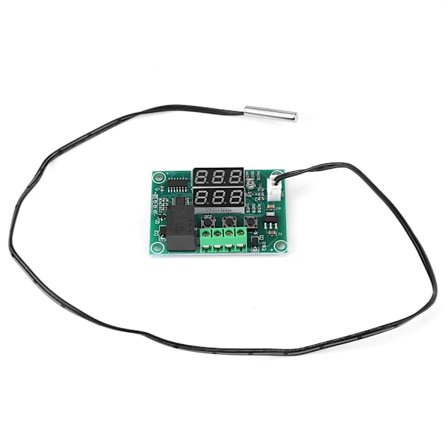 12V Dobbelt LED Display Temperaturregulator Sensor Relæ Modul Termostatkontakt