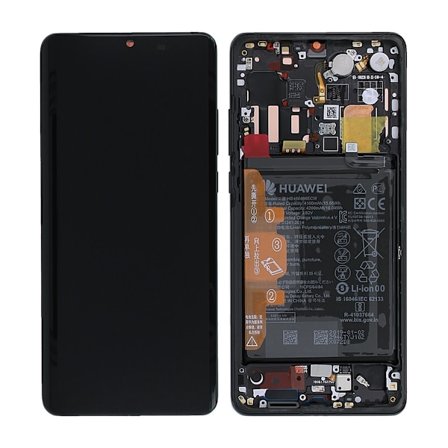 Huawei P30 Pro Skärm med LCD Display + Batteri Original - Svart