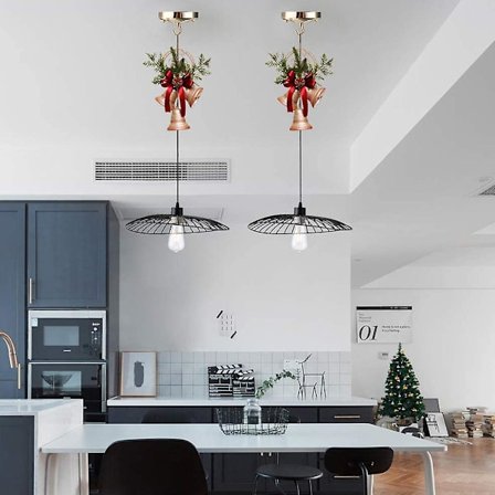 11 cm Diameter Loftplade med Krog til Pendellamper