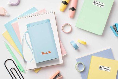 PEACH Etikentendrucker PE110 blau