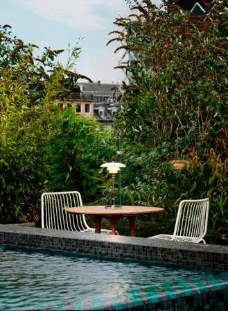 PH 2/1 oppladbar bordlampe - krom