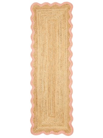 Tapis D’intérieur/Extérieur Petit Sway - Beige/Rose 80X250 Dans Un Style Classique