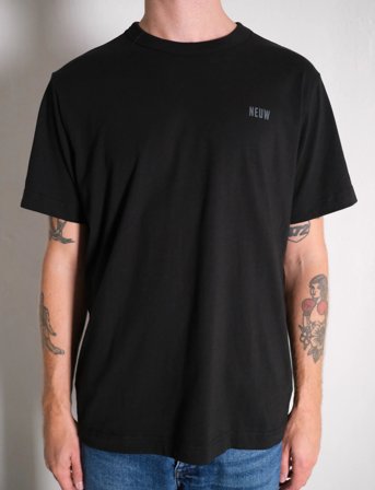 NEUW Neuw Wordmark Tee Oat - Black - L